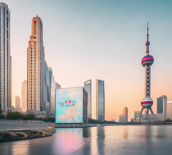 外滩诗意广告，现代与美感的完美融合
